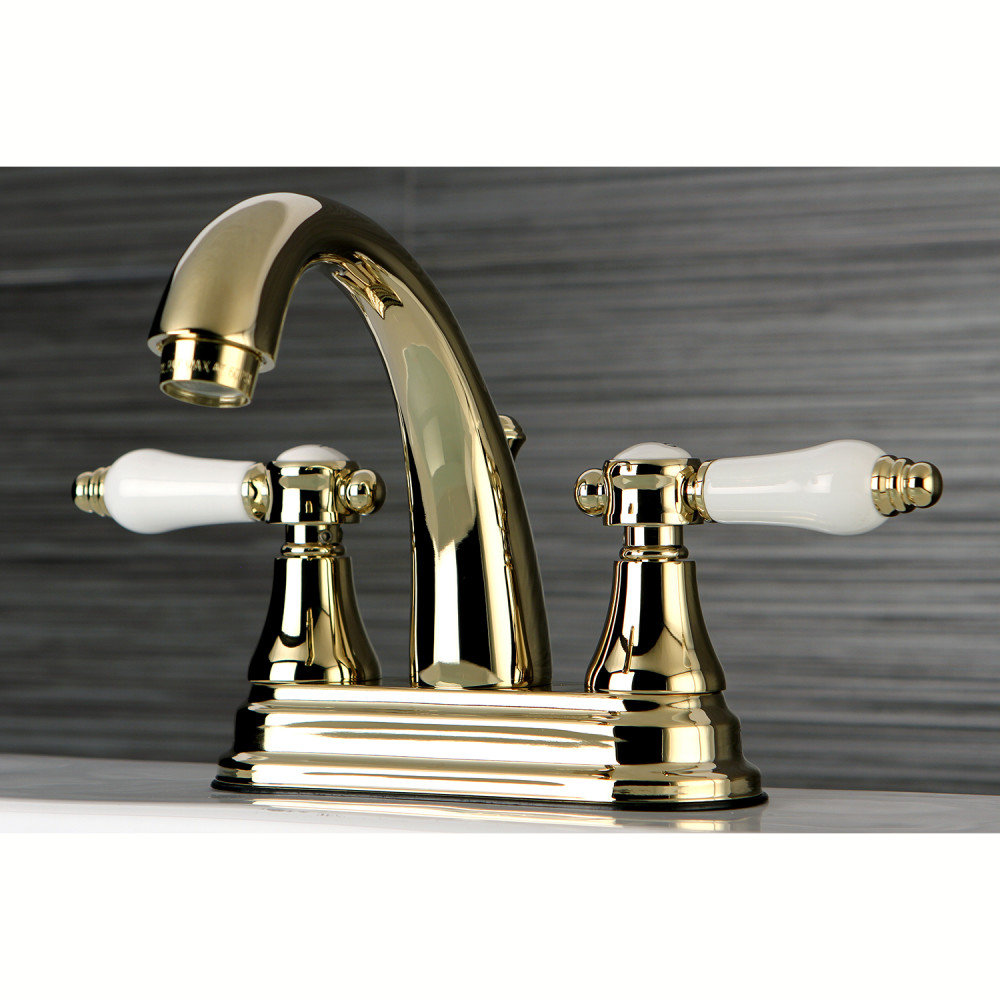 Kingston Brass BelAir Centerset Faucet Bathroom Faucet with Drain