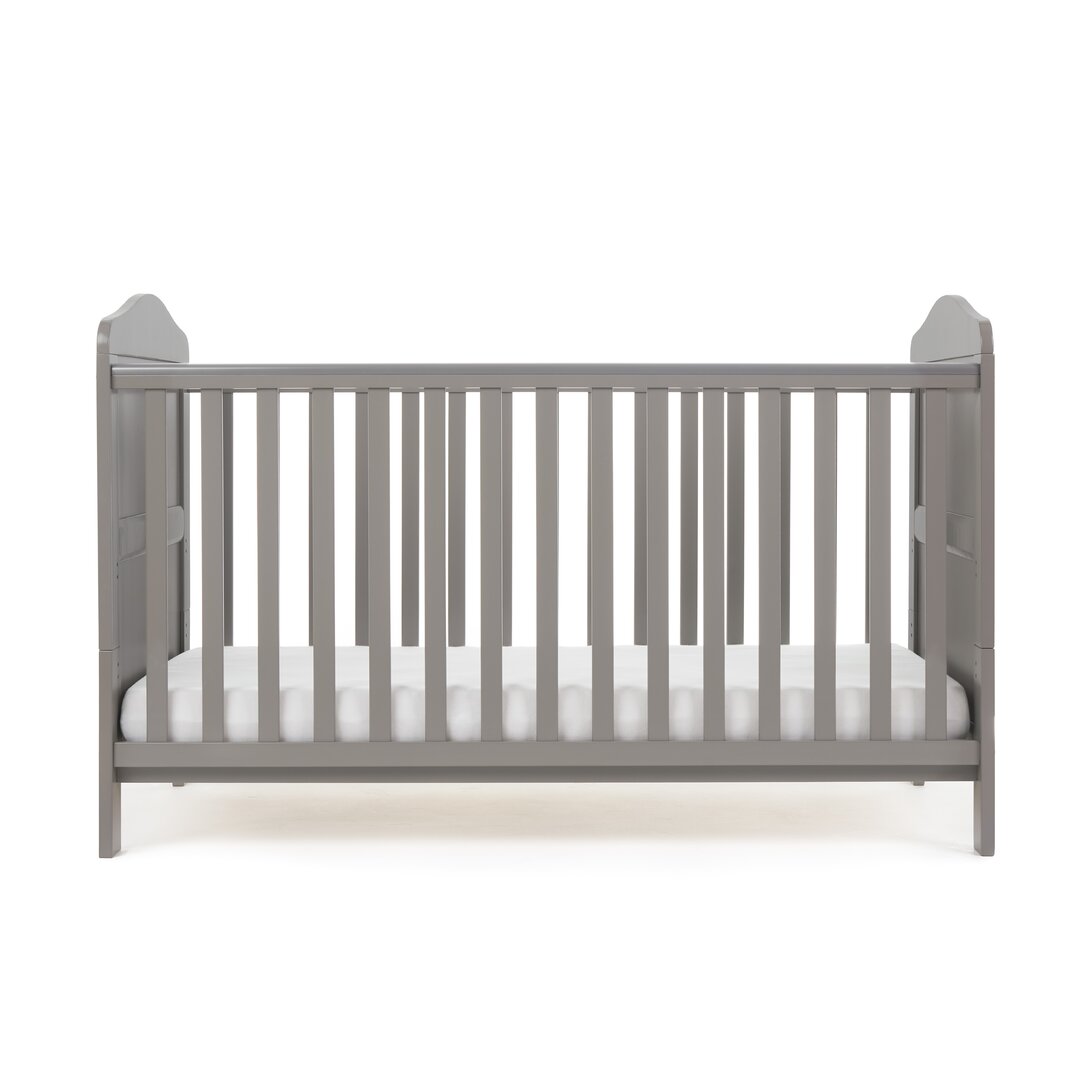 Obaby Whitby Baby Cot Bed - Taupe Grey