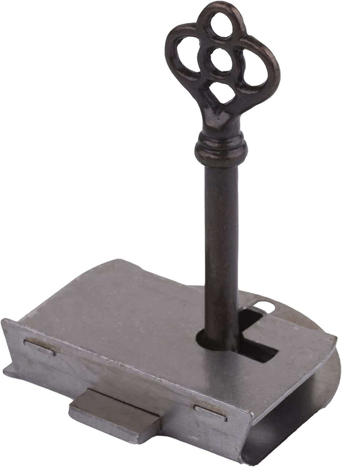 UNIQANTIQ HARDWARE SUPPLY Rounded Half Mortise Lock with Skeleton Key