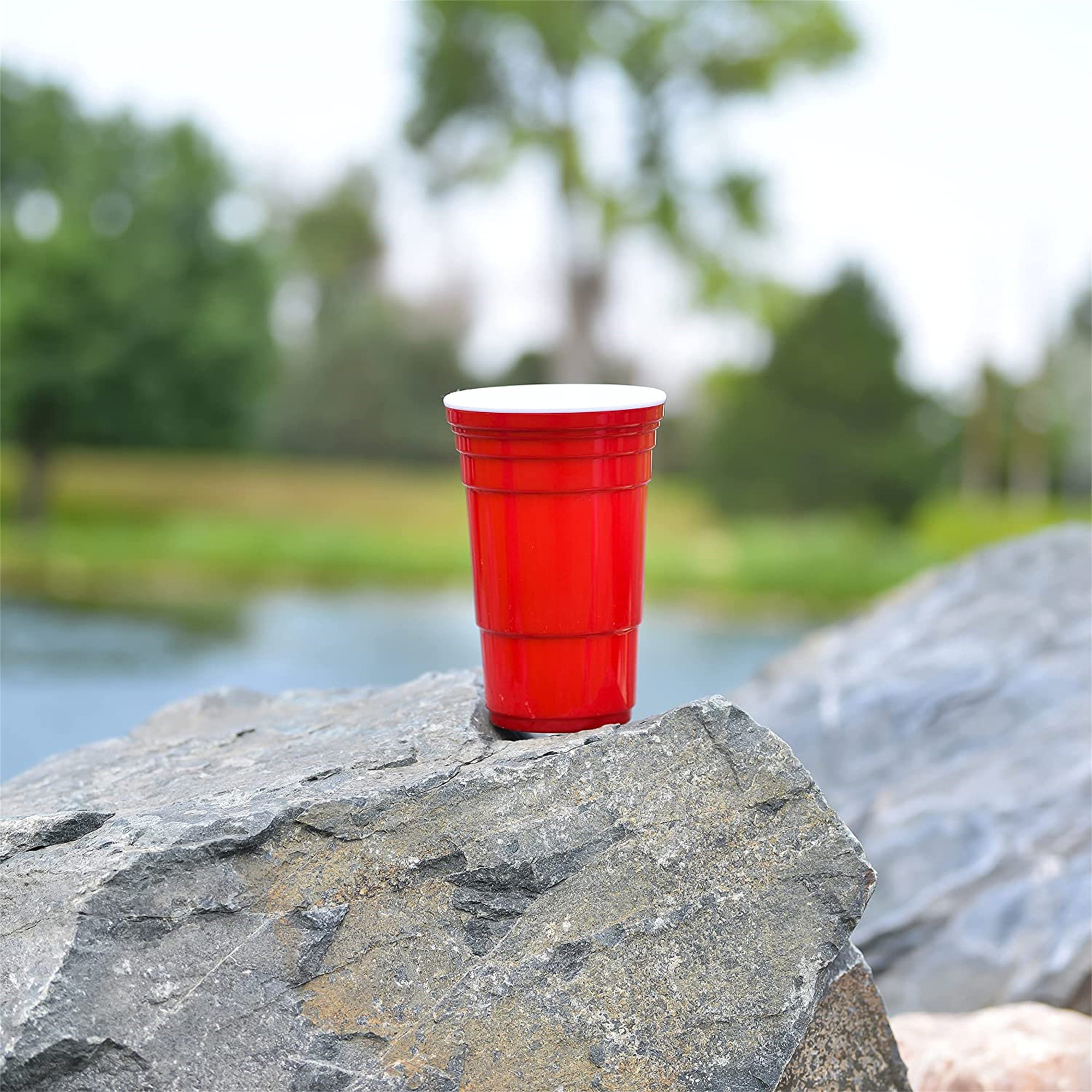 large reusable plastic cups