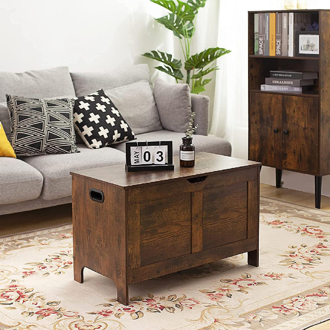 Redwood Rover A18Storage Chest, Lift Top Toy Box With 2 Safety Hinges