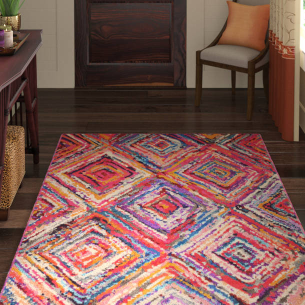 Langley Street Eddins Performance Orange Rug & Reviews | Wayfair
