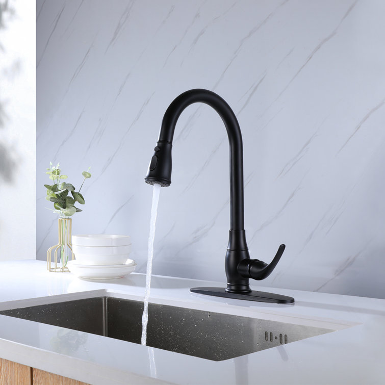 Designer Collection Matte Black Single Handle Deck Mounted ...