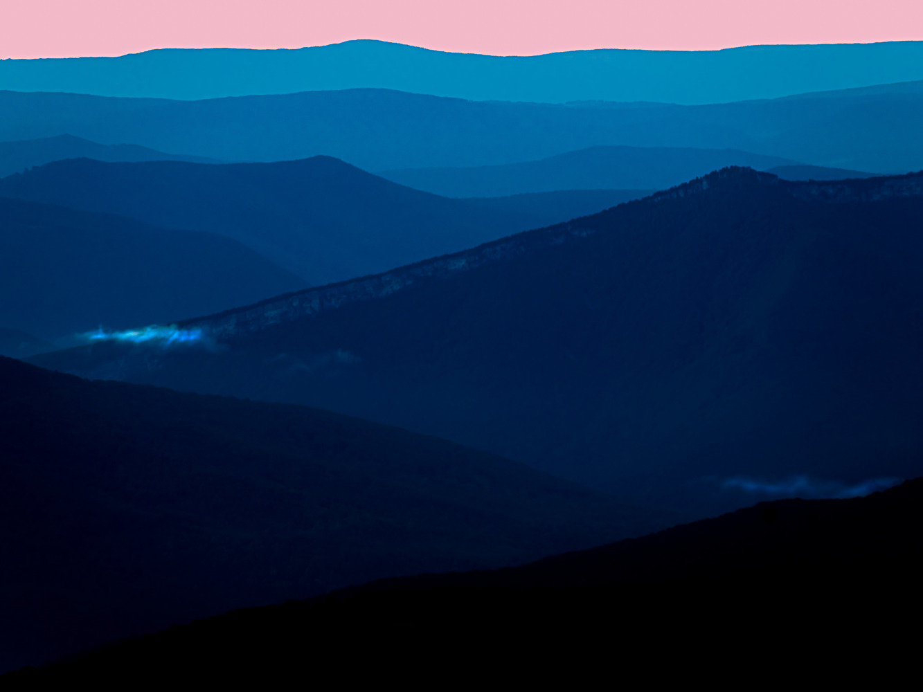 Made & Curated Scott Wurzel Blue Ridge Twilight by Scott Wurzel Print