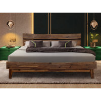 Aurora Solid Wood Bed