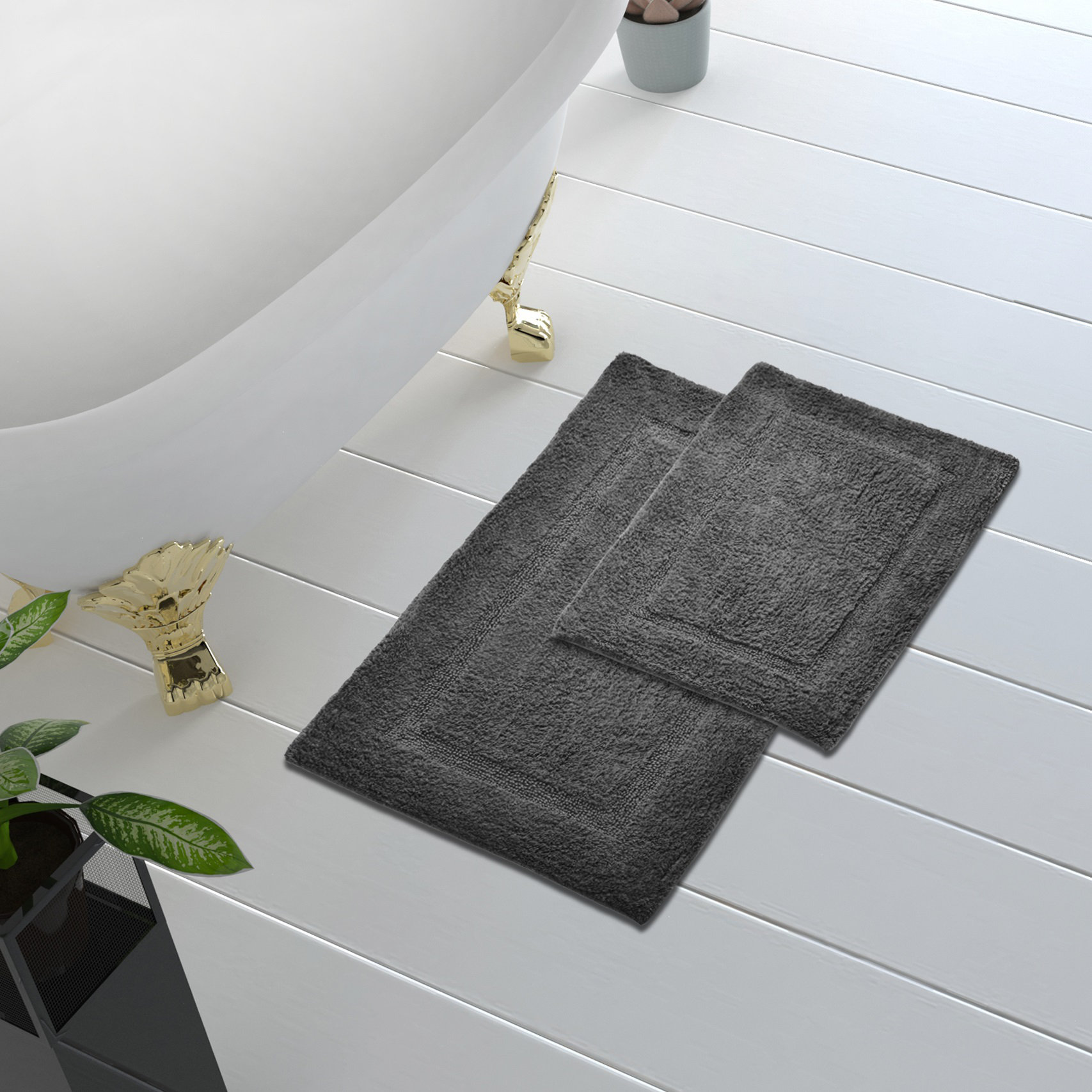 Latitude Run?? 100% Cotton Bath Mat with Non-Slip Backing & Reviews ...