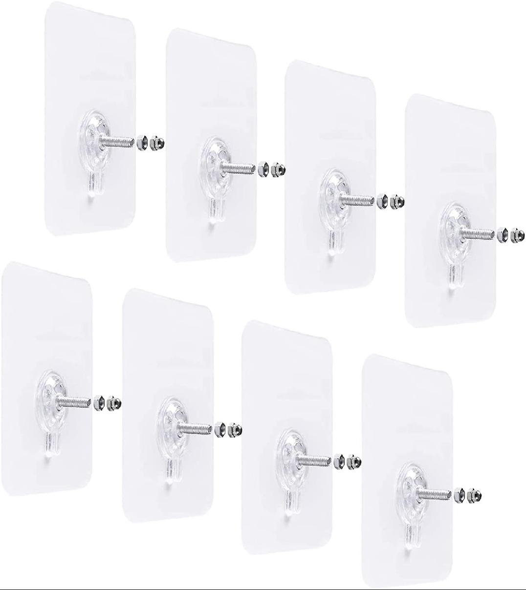 DASTINGO Adhesive Hanging Nails Wall Hook Hanger , Non-Trace No-Drilling  Transparent Ceiling Hooks Heavy Duty Seamless Nail Free Screws For Kitchen  Bathroom Storage Room - Wayfair Canada