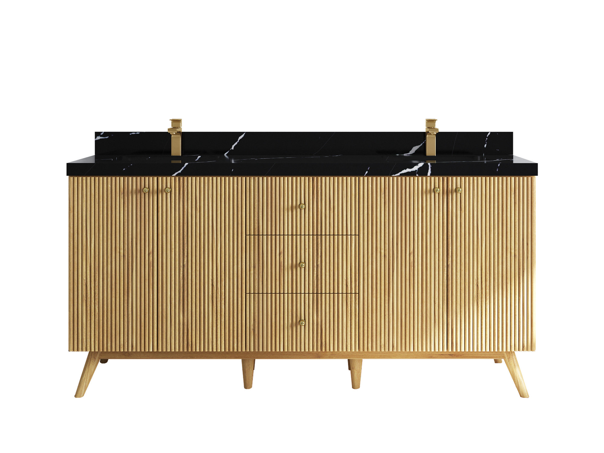 Corrigan Studio® Izzat 72" Double Bathroom Vanity Set Wayfair