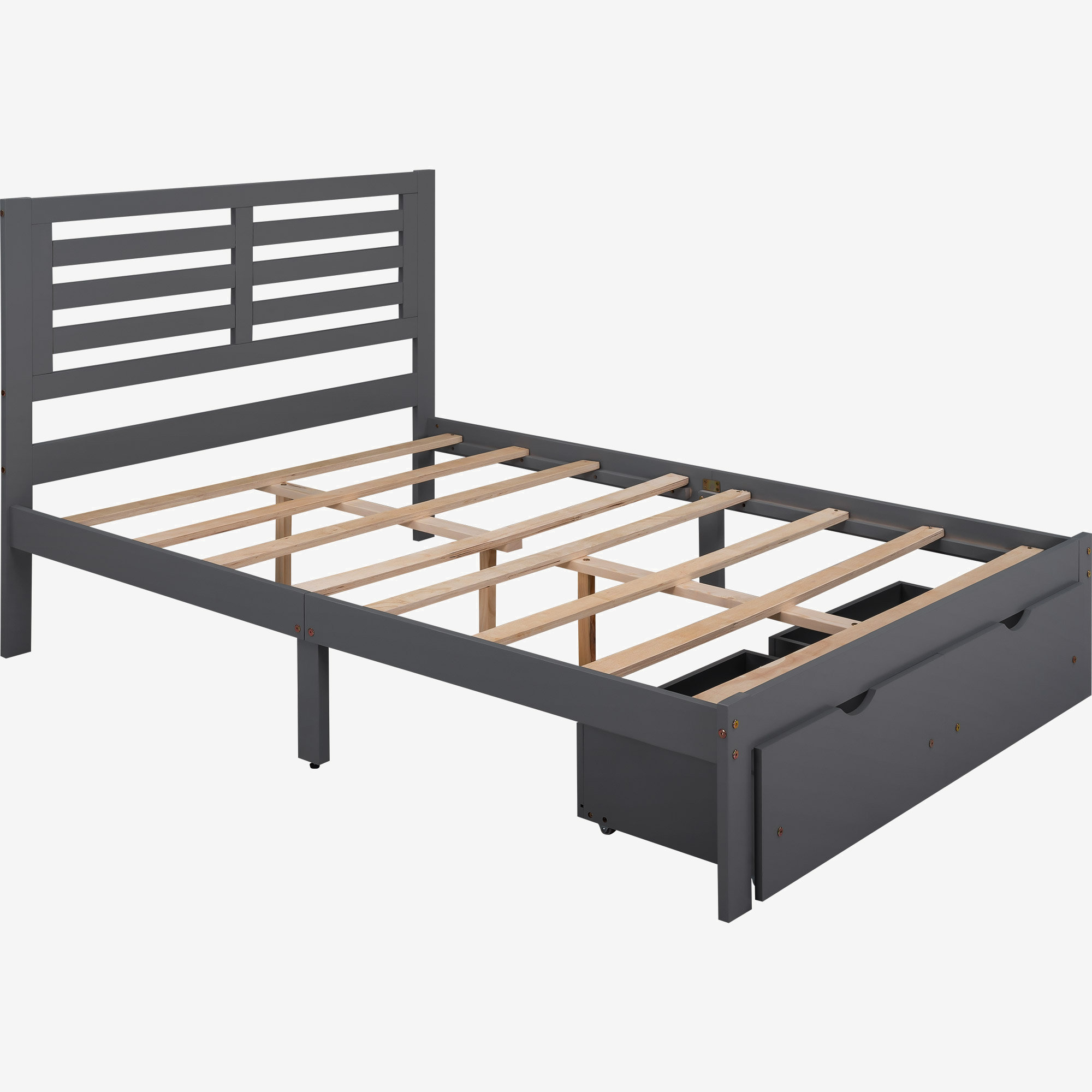 Red Barrel Studio® Solid Wood Storage Bed Wayfair