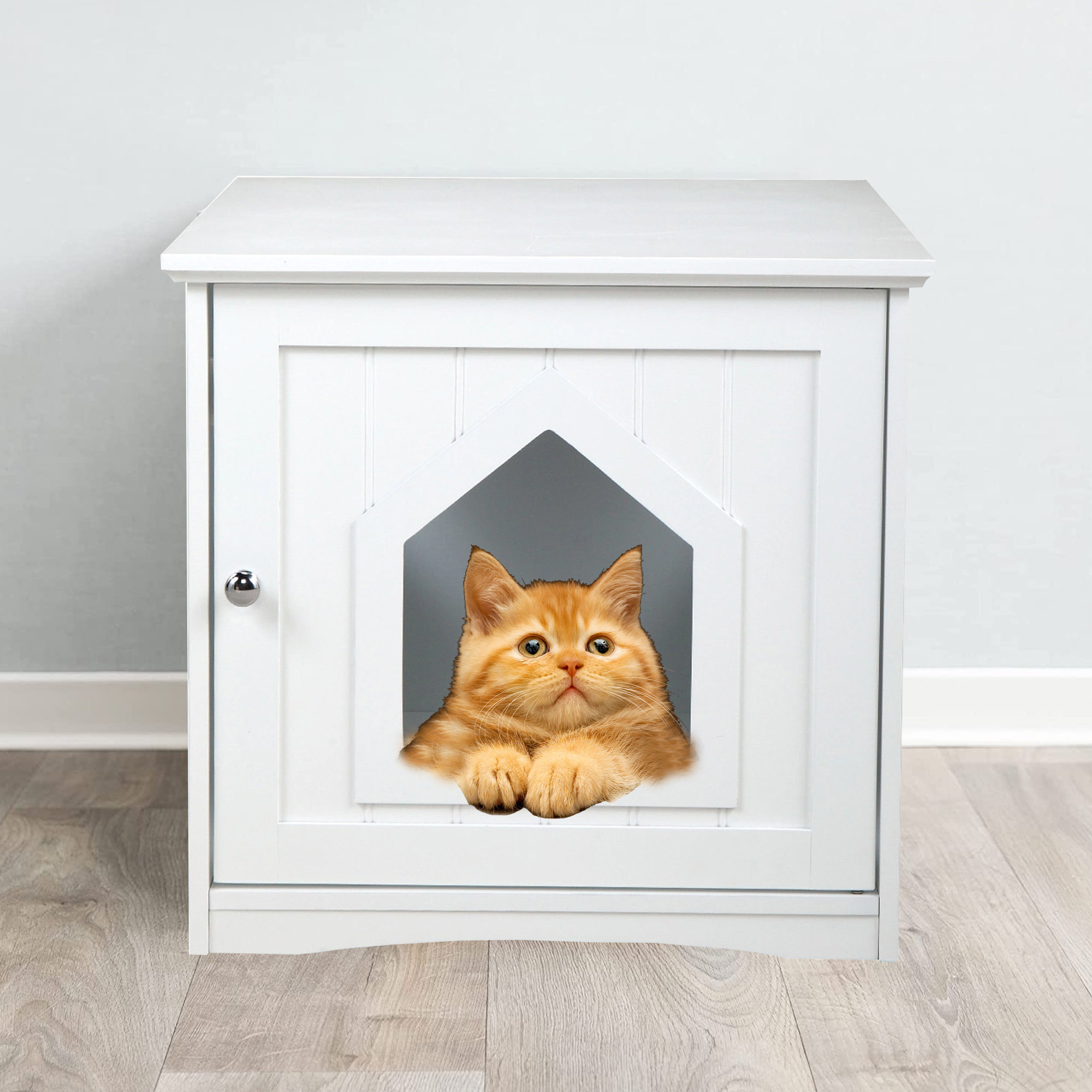 Tucker Murphy Pet™ Pet Homes Or Litter Box Enclosures,White Wayfair