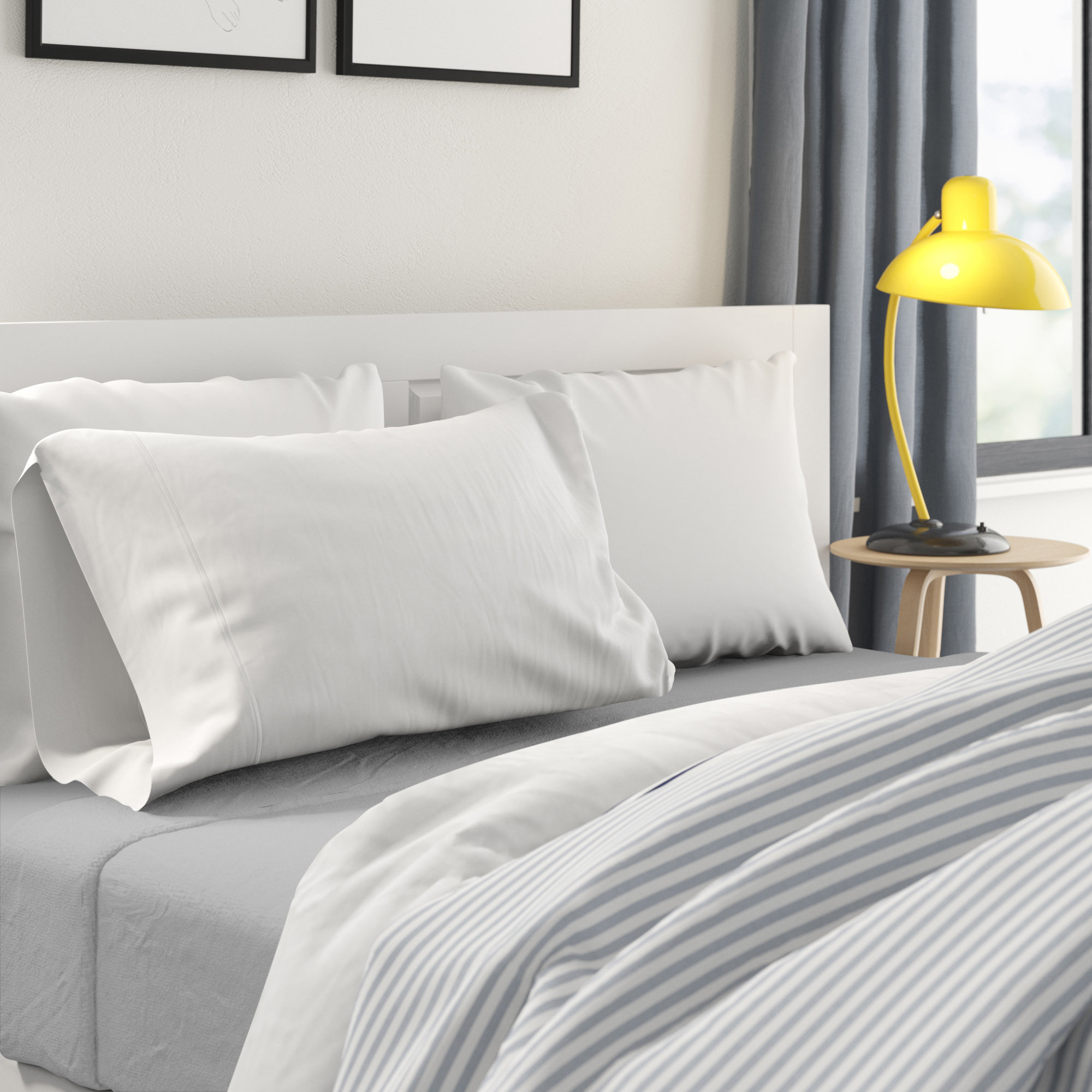 Design Brian 100% Cotton Fitted Sheet 