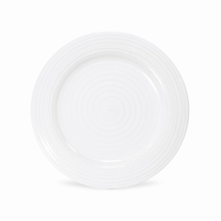 Set of 4 Portmeirion Sophie Conran White Salad Plate 