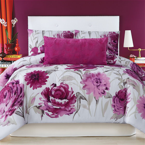 Large Floral Print Bedding | Wayfair