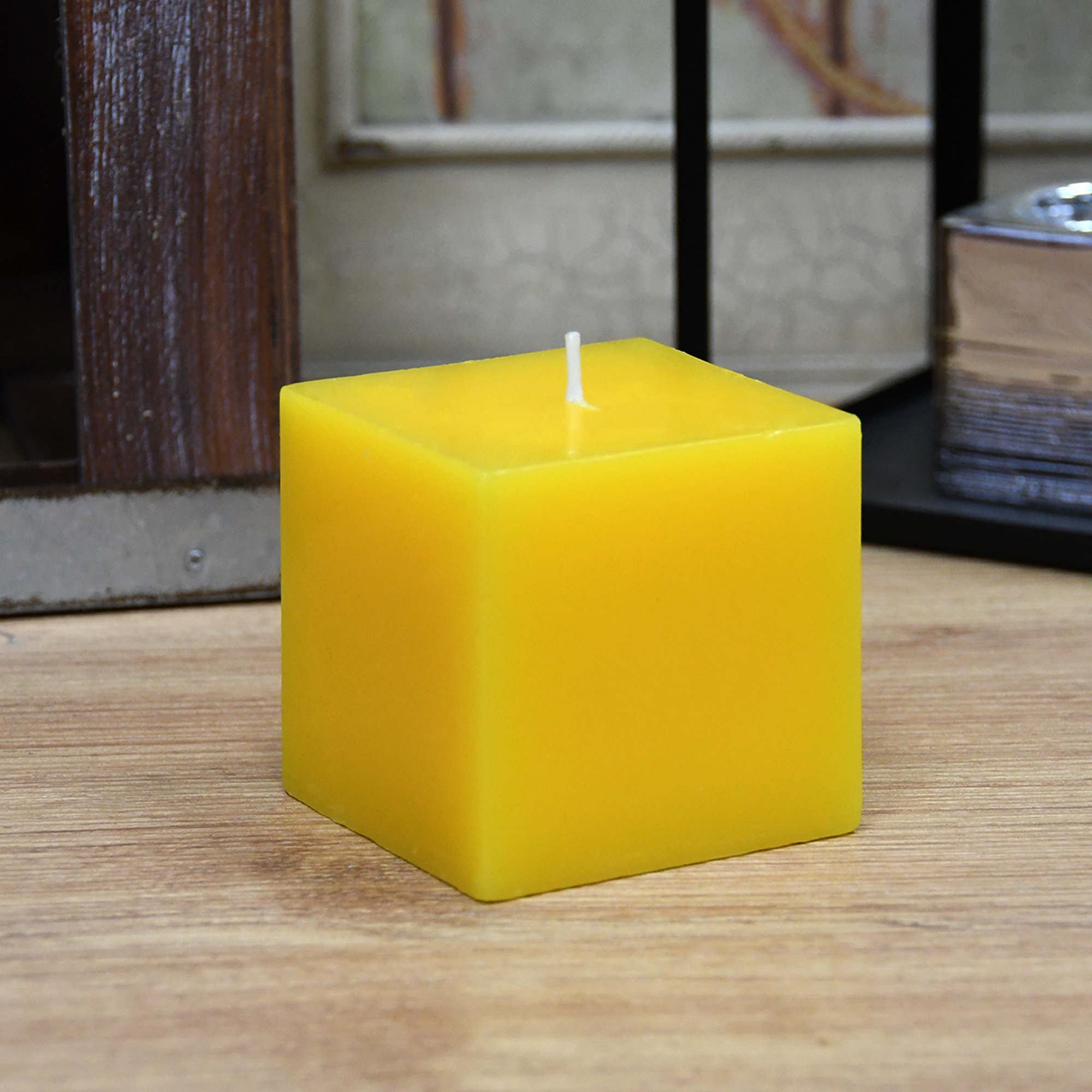 Zest Candle Square Pillar Candle & Reviews Wayfair