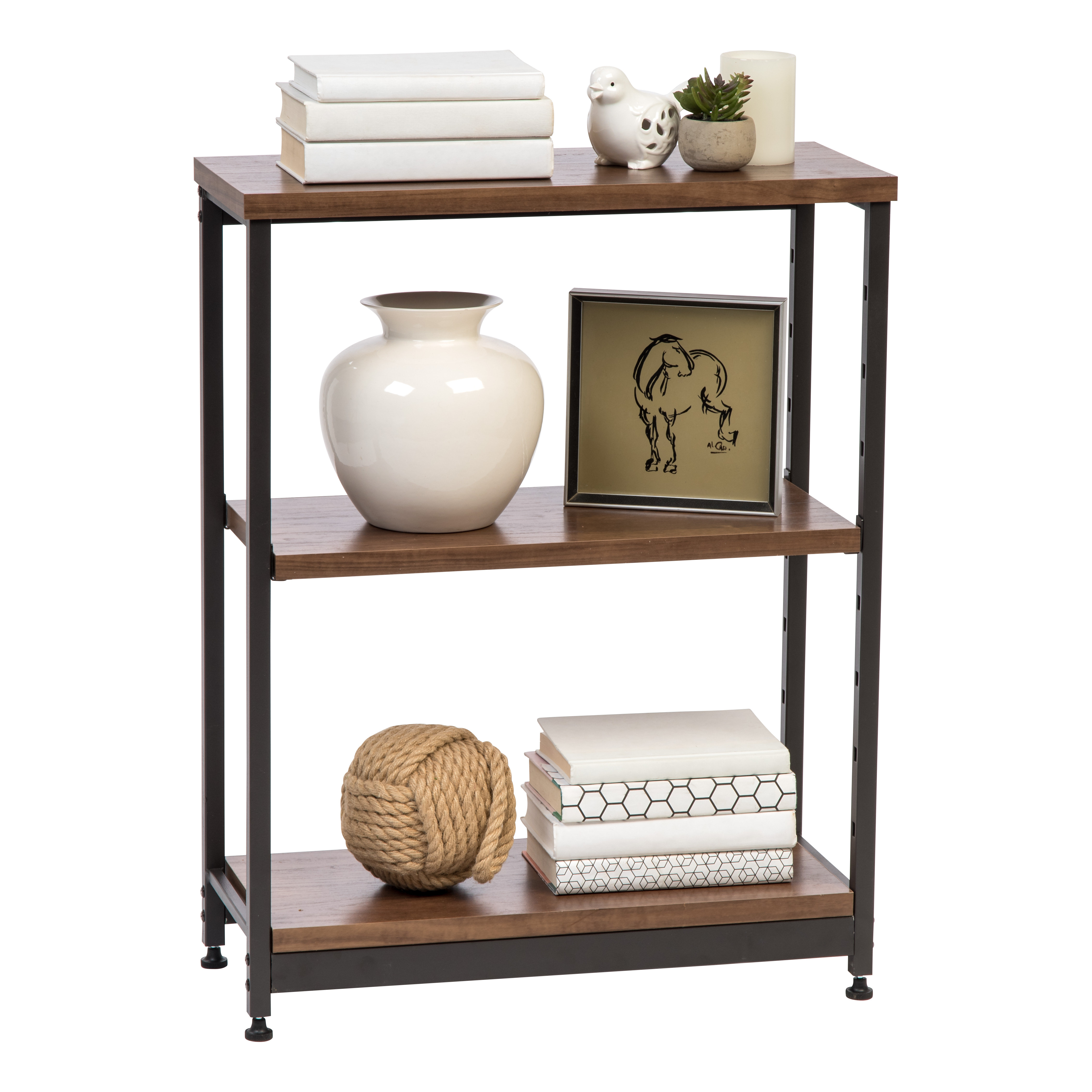 Rebrilliant Albia 31.69" H x 10.51" W x 24.57" D Shelving Unit Wayfair