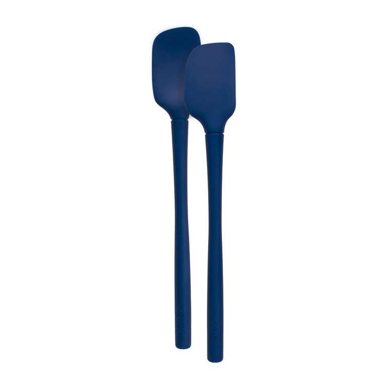 Tovolo Flex-Core All-Silicone Mini Spatula & Spoonula, Kitchen Utensil Set Of 2, Heat-Resistant & BPA-Free Silicone Spatula & Spoonula, Safe For Cast ...