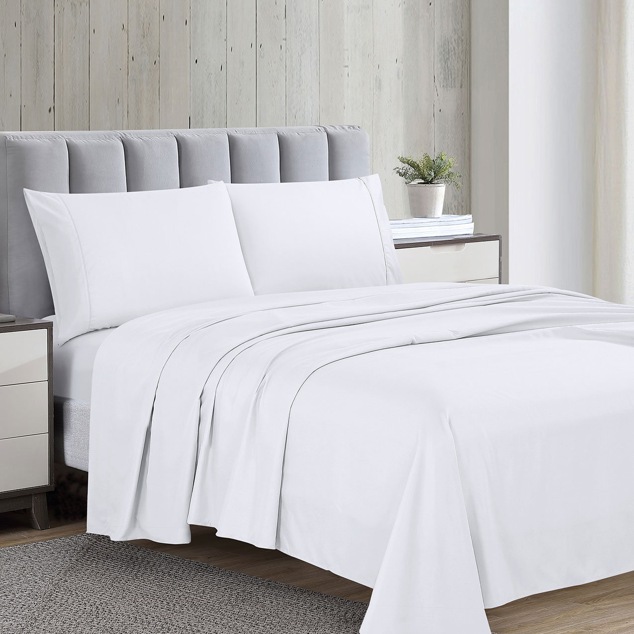 Wayfair Basics® 1800 Series Microfiber Single Flat Sheet & Reviews