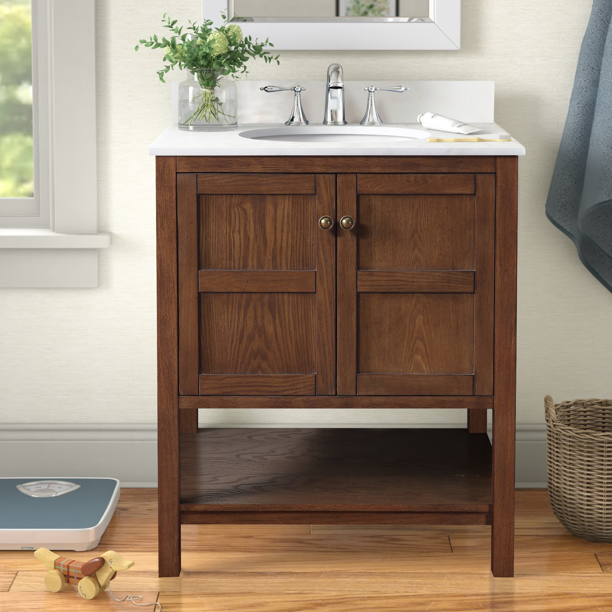 Andover Mills™ Waithman 30" Single Bathroom Vanity Set & Reviews
