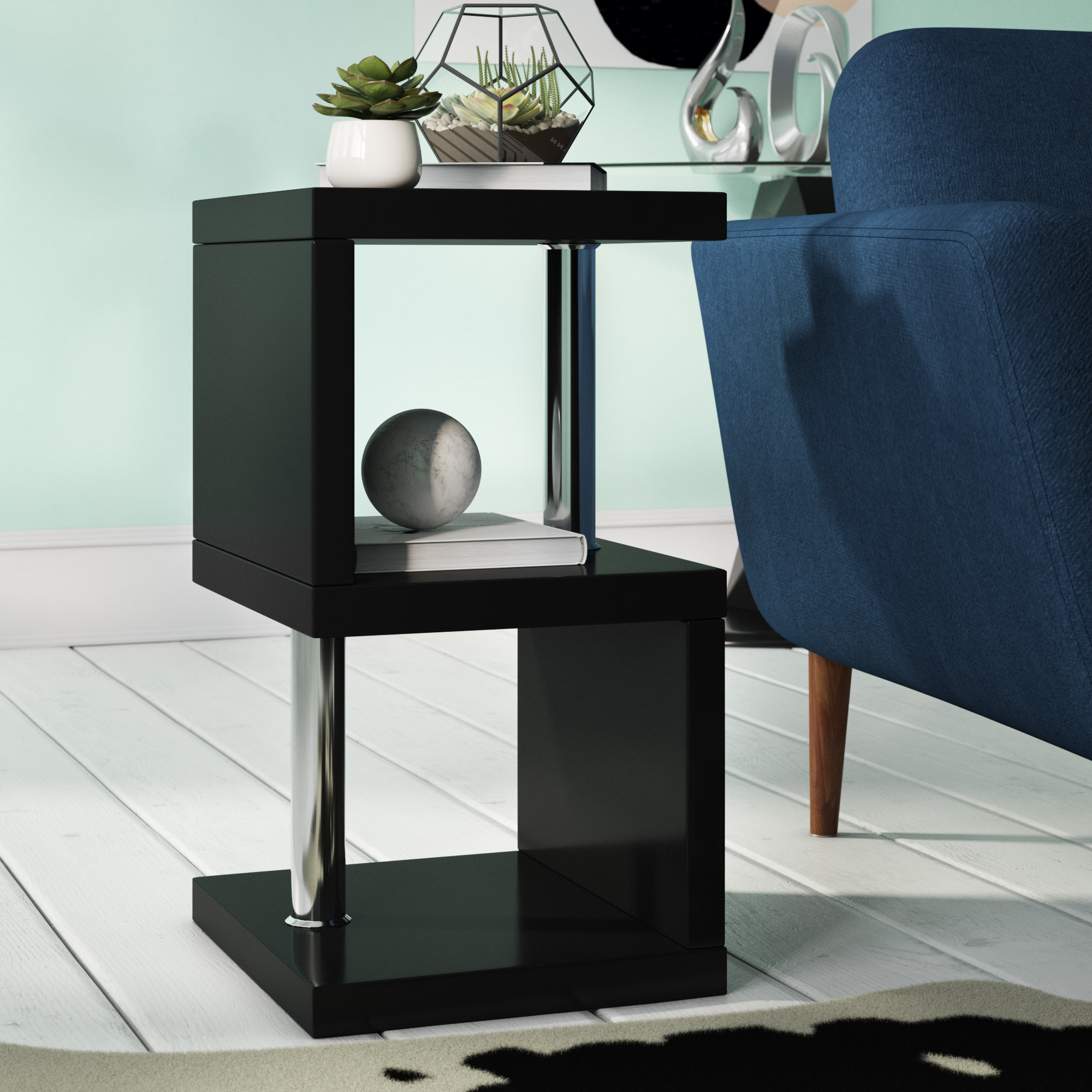 Metro Lane Side Table with Storage & Reviews Wayfair.co.uk