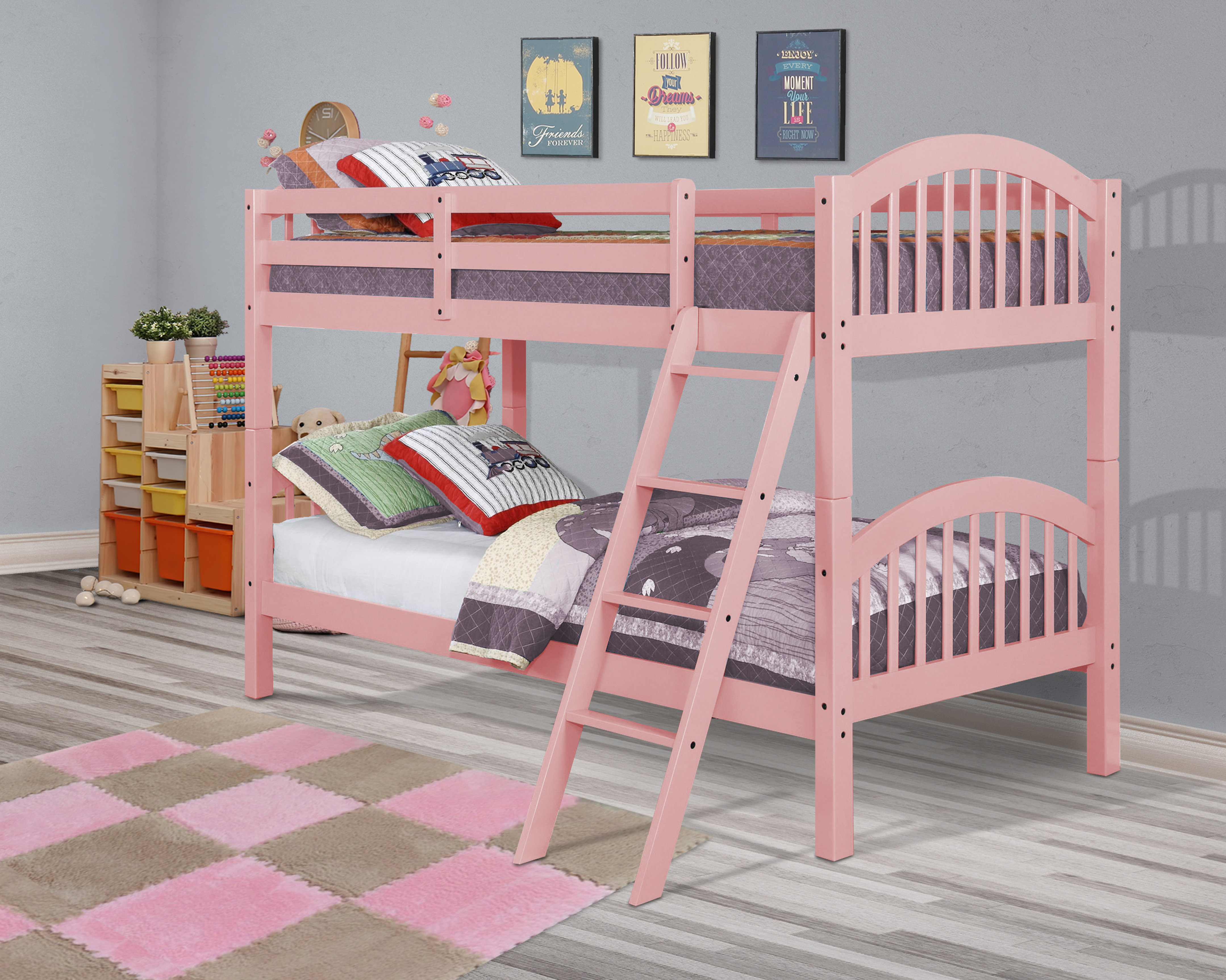 Harriet Bee Swen Twin Over Twin Standard Bunk Bed by Harriet Bee