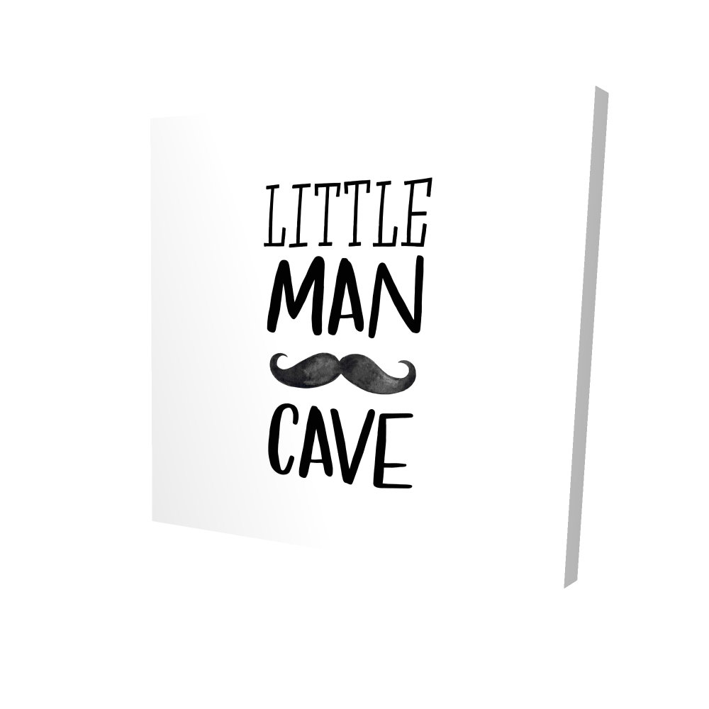 Zoomie Kids 'Little Man Cave' Canvas Art Wayfair