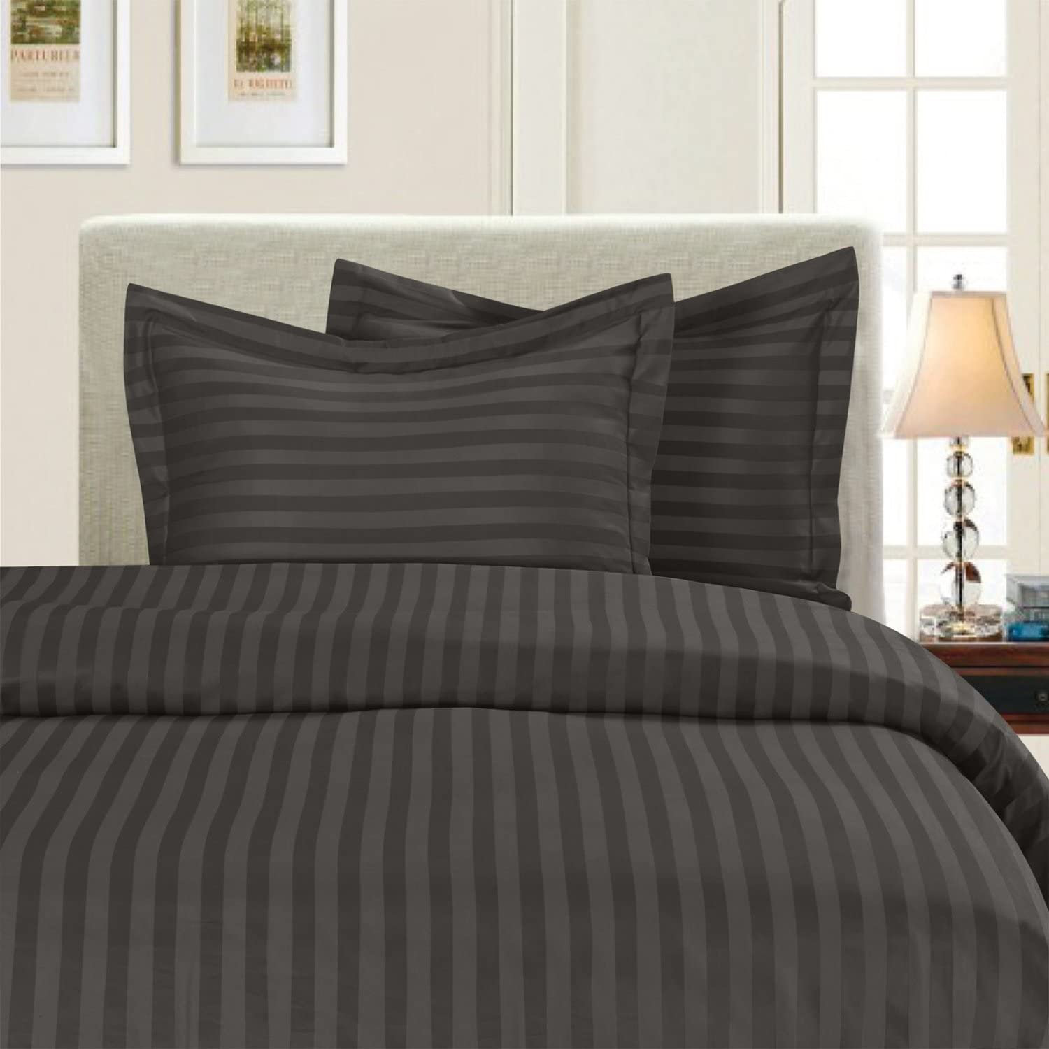 Ebern Designs Gray Microfiber Comforter 