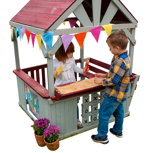 Funphix Wooden Playhouse Wooden Playhouse For Kids Outdoor