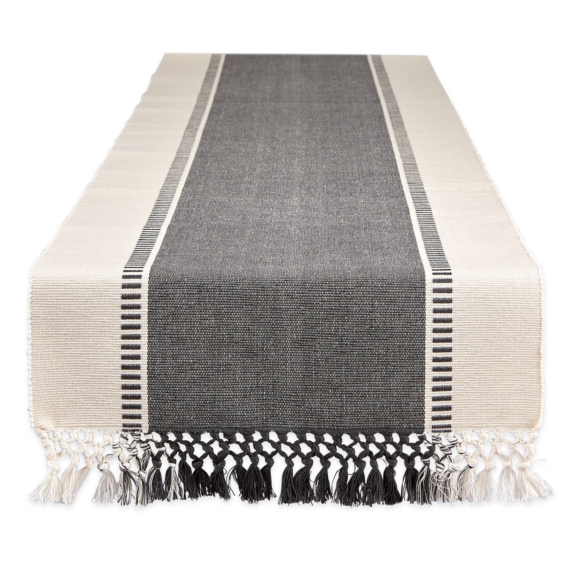 Gracie Oaks Kizer Rectangular Striped Table Runner & Reviews | Wayfair