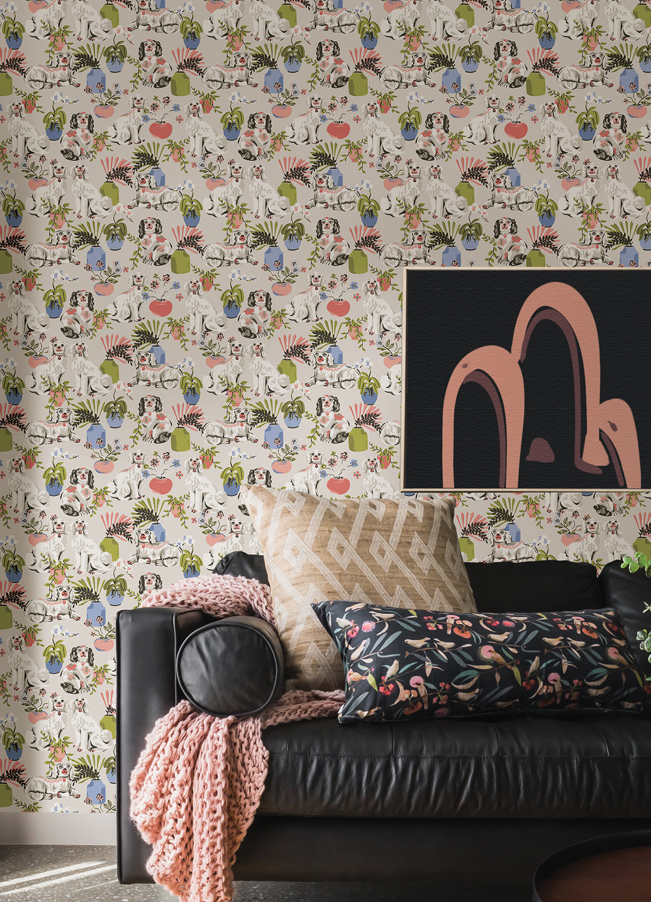 PrintFresh Peel & Stick Toile Wallpaper Wayfair