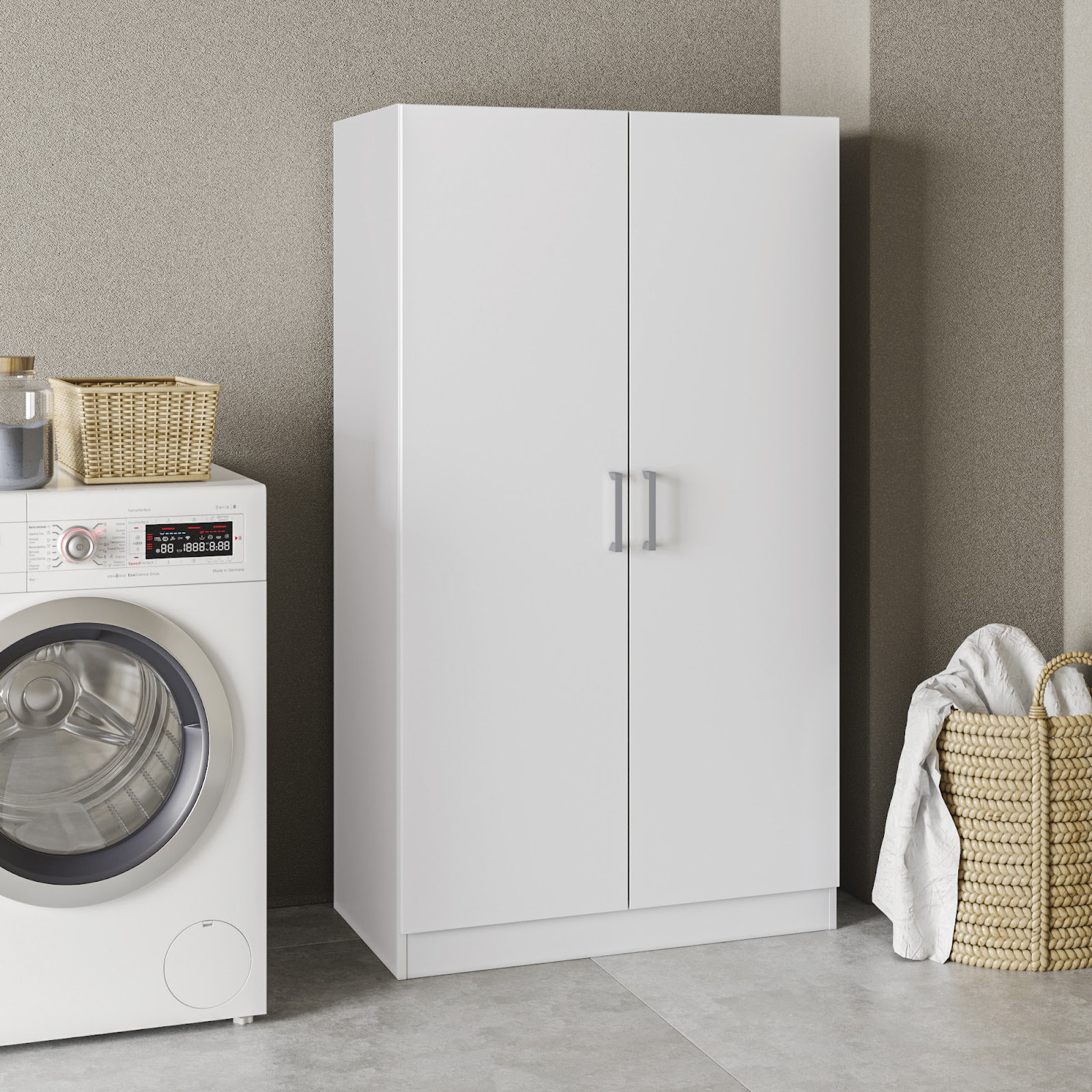 Ebern Designs Orley 59.055" Kitchen Pantry Wayfair Canada