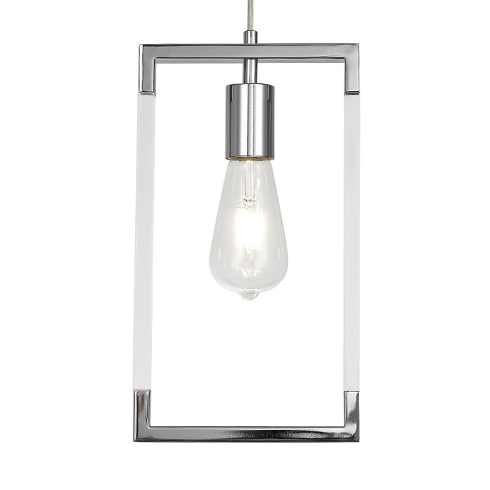 Metro Lane Boggess Geometric Rectangle Pendant | Wayfair.co.uk