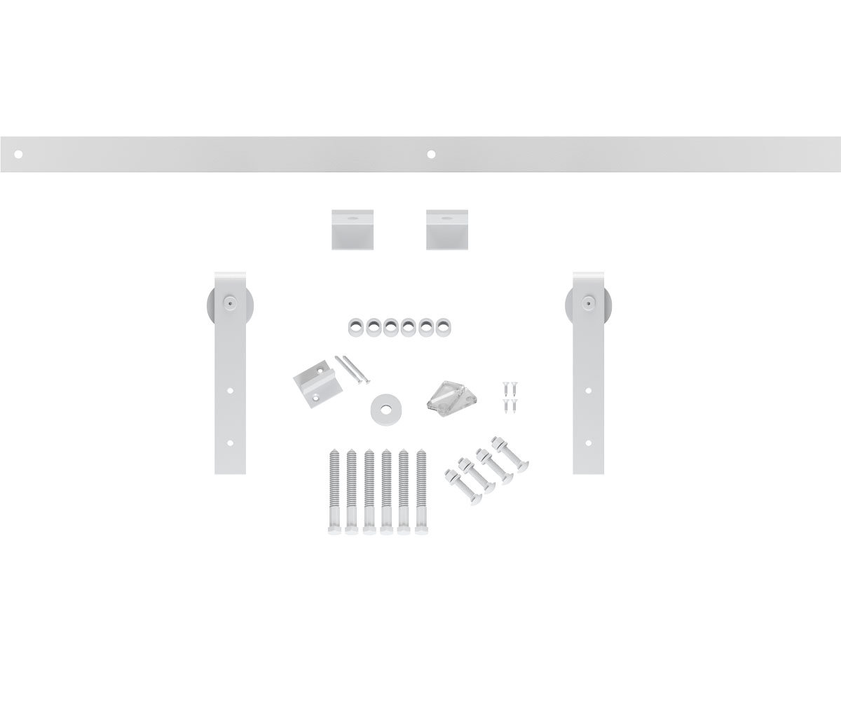 Goldberg Brothers Inc. Premium JStrap Barn Door Hardware Set W/ Track