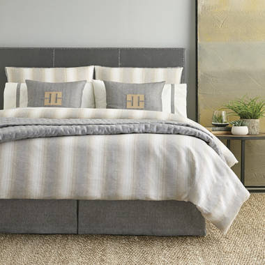 plain grey single duvet cover
