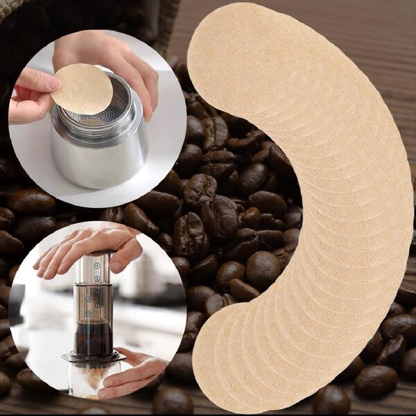 Replacement 300PK Aerobie Aeropress Unbleached Paper Coffee Filter 
