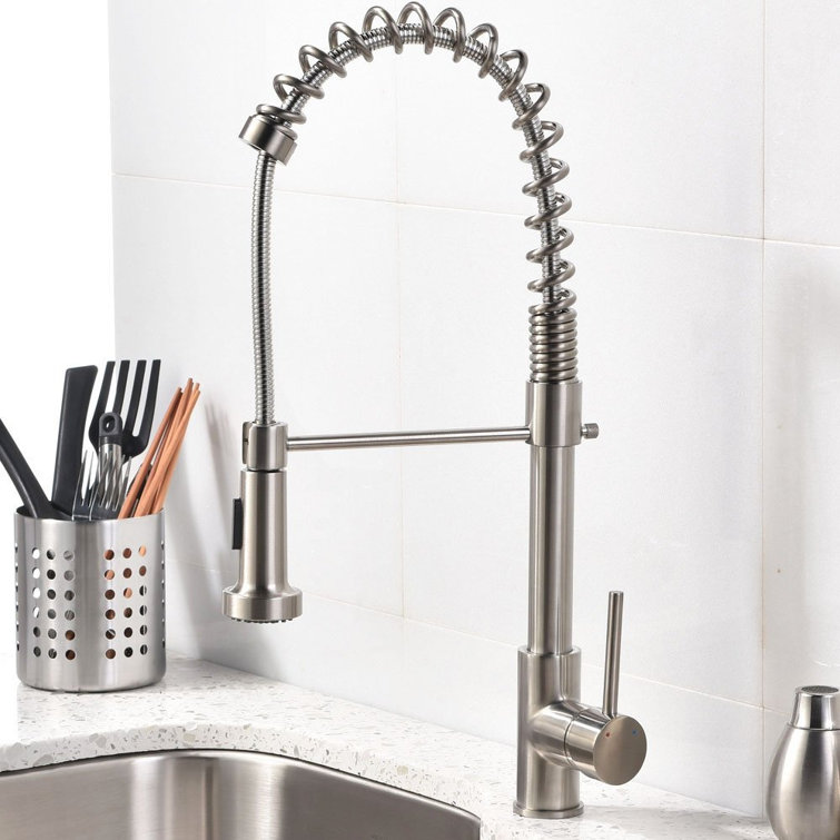 Quilmes Pull Out Touchless Kitchen Sink Faucet with Pull Down Sprayer