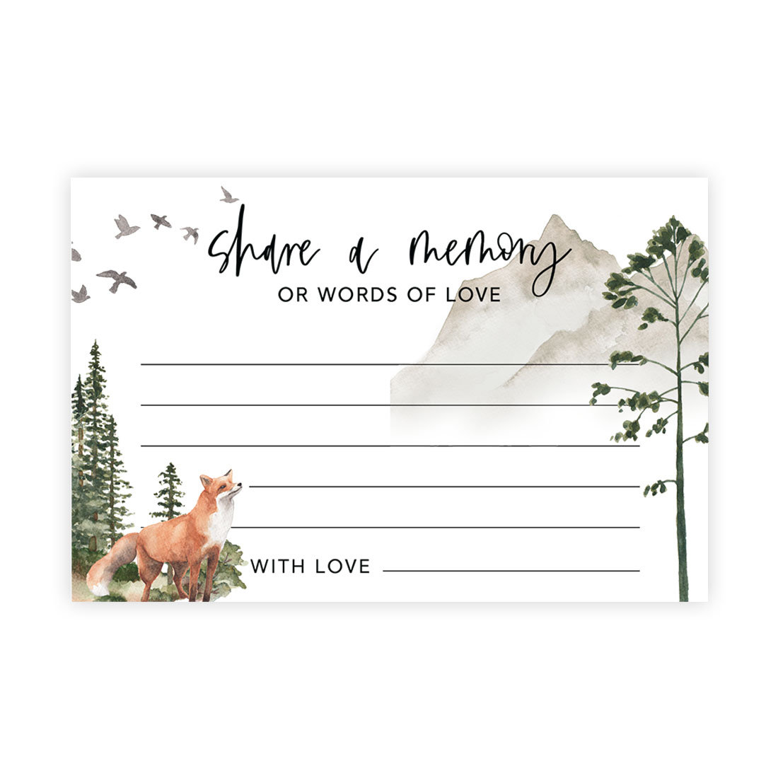Koyal Wholesale Woodland Fox Share a Memory Cards | Wayfair
