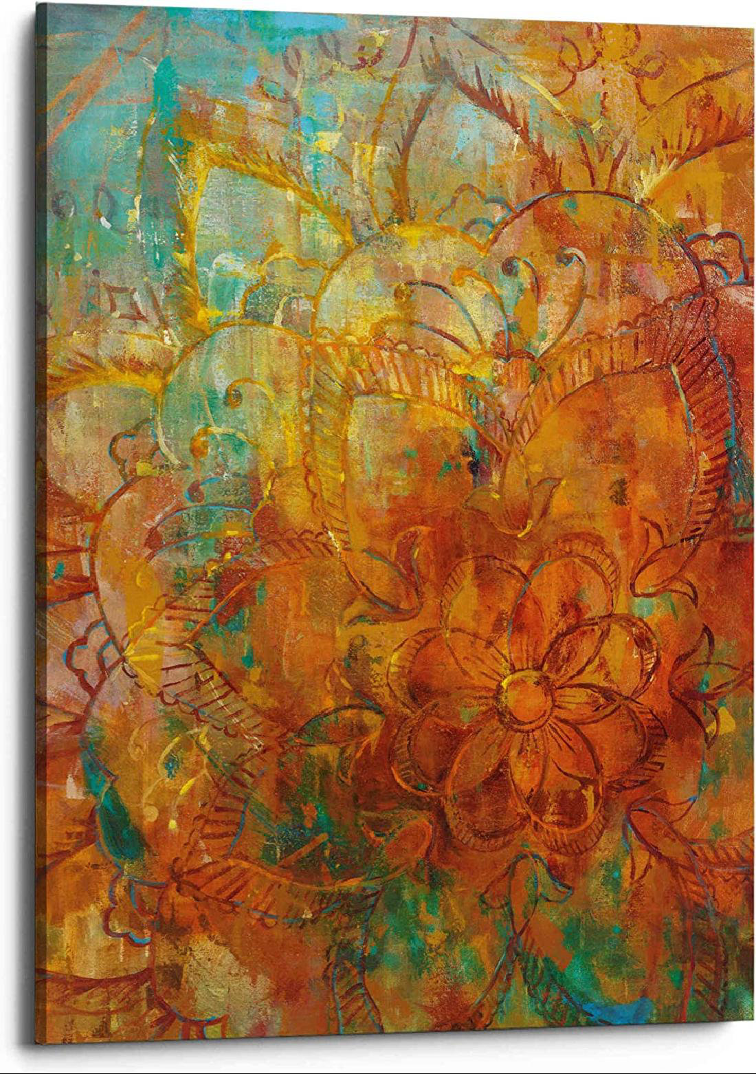 Bungalow Rose Wrapped Canvas Painting Wayfair