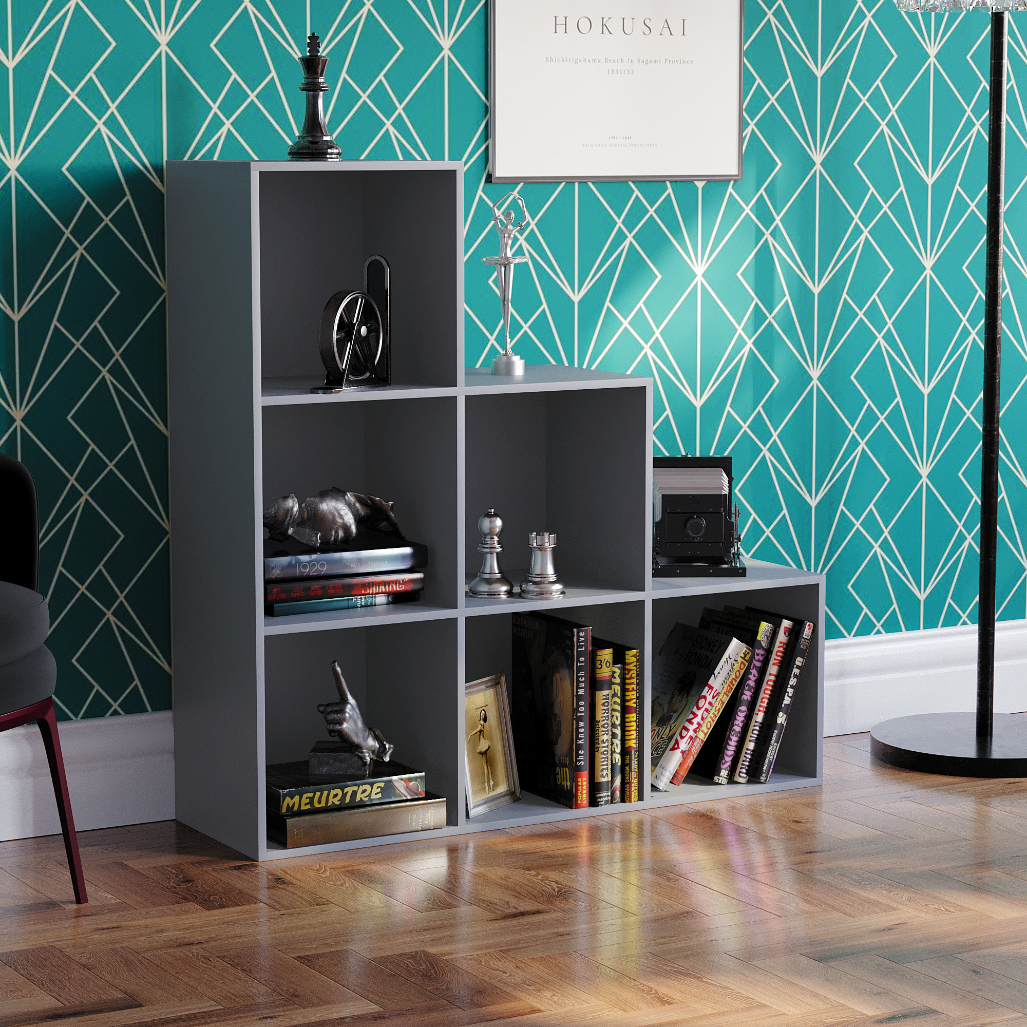 Lassic 96.5Cm H x 96.5Cm W Cube Bookcase Wayfair.co.uk