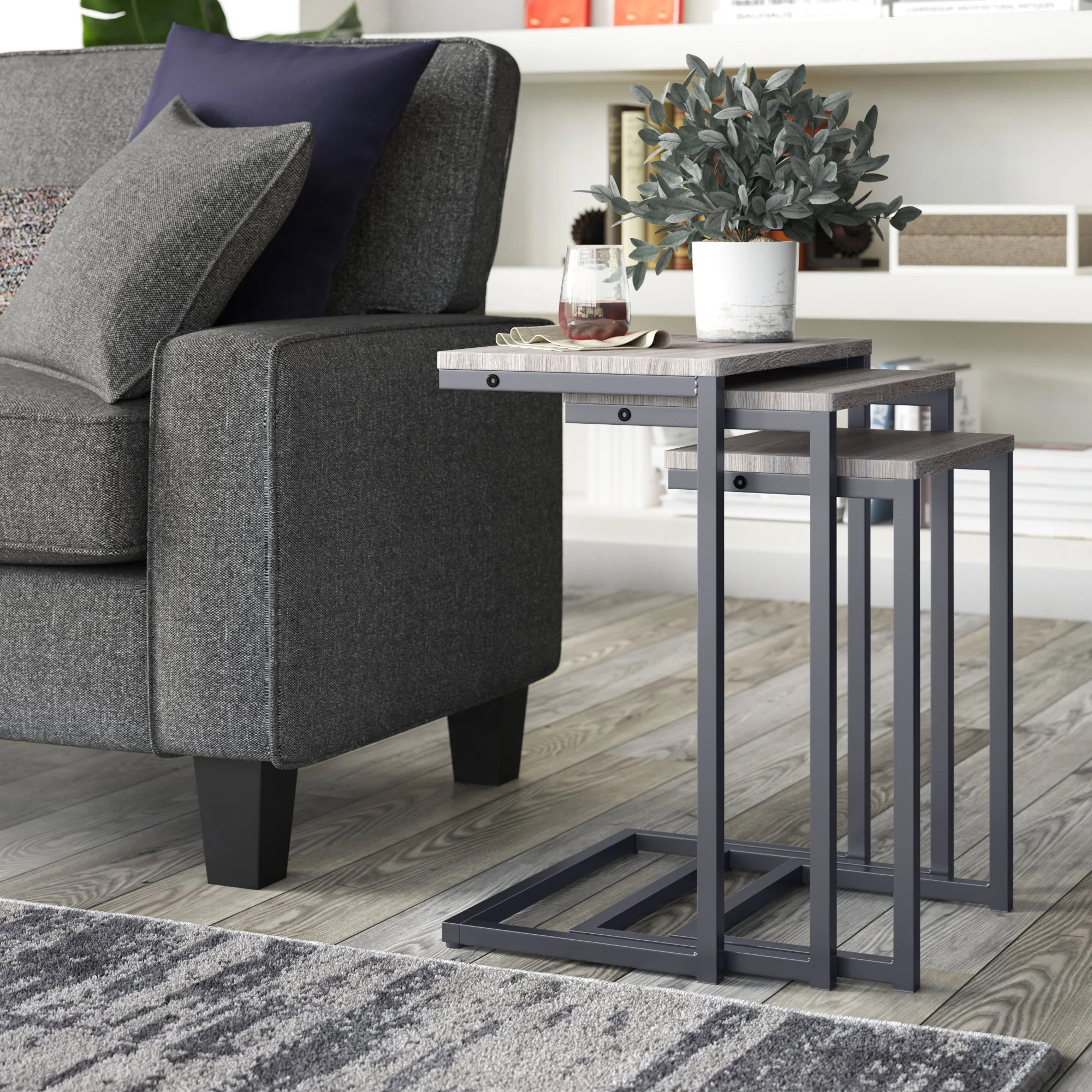 Trent Austin Design® Klar 23.5'' Tall C Table Nesting Tables & Reviews