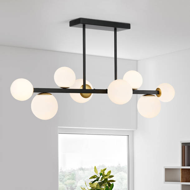 Mercury Row® Palethorp 5 - Light Gold/ Yellow Kitchen Island Pendant ...