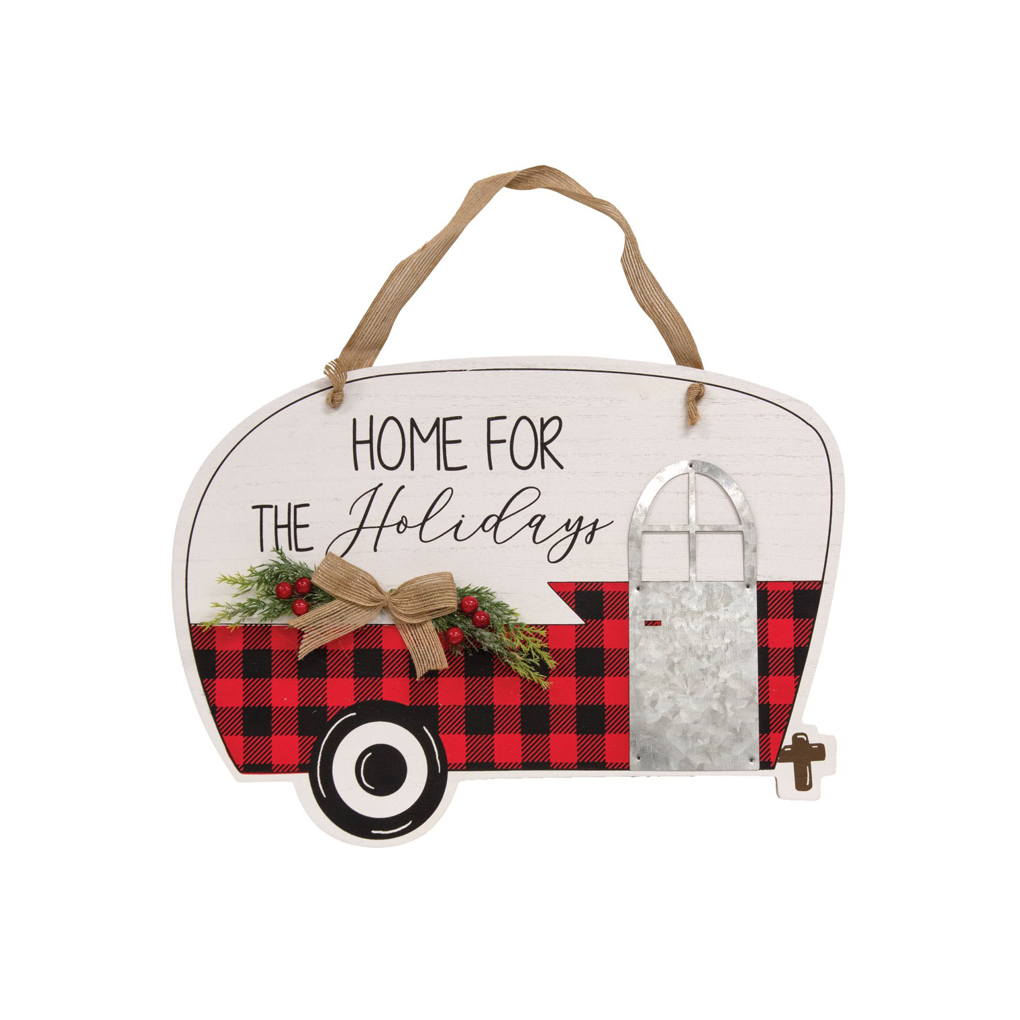 The Holiday Aisle® Home for the Holidays Camper Wooden Wall Décor Wayfair