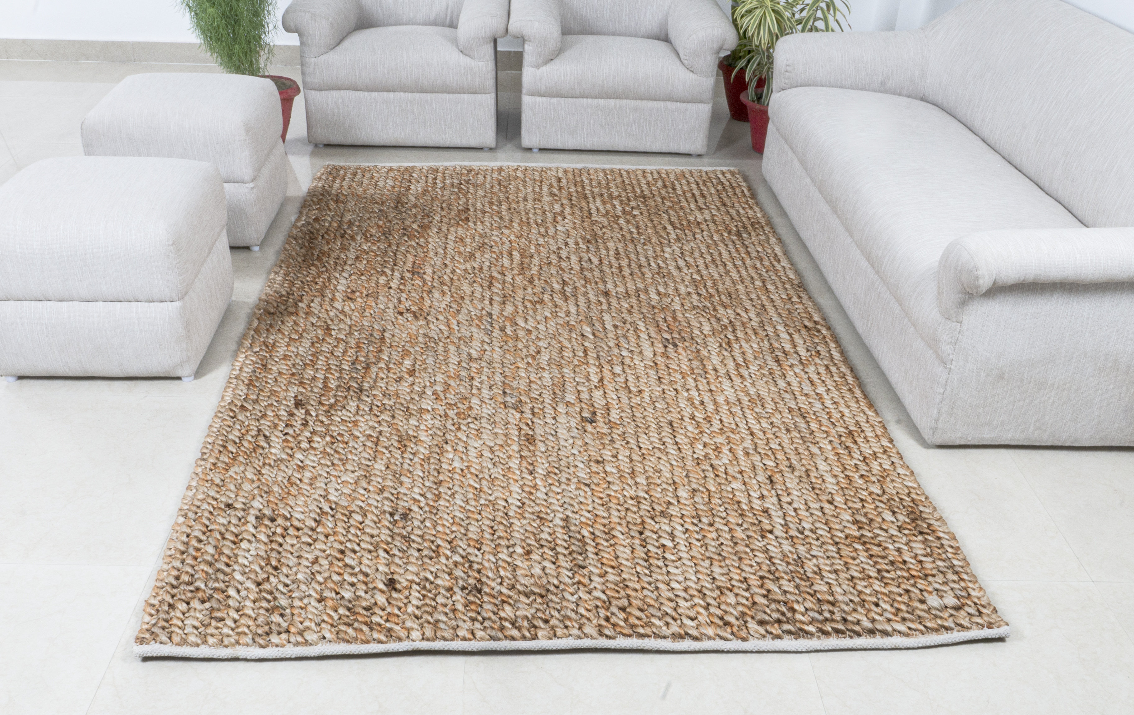 Tufty Home Hand Woven Jute Rug Natural/Gold Wayfair