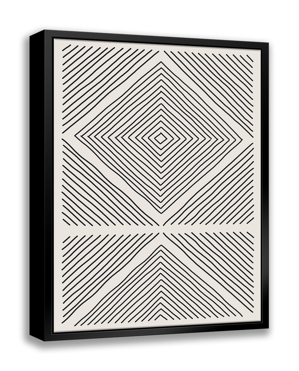 ATX Art Group LLC Minimalism Expression #1 by Floater Frame Drawing