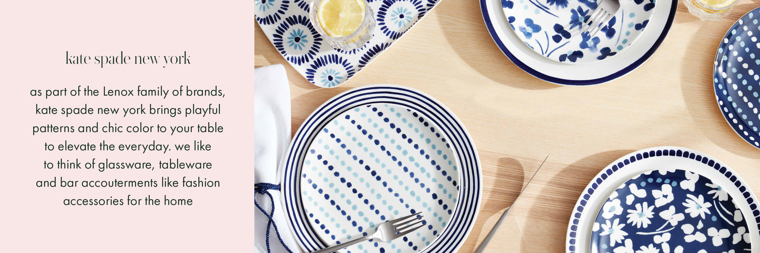 kate spade new york Brook Lane 16 Piece Dinnerware Set, Service for 4