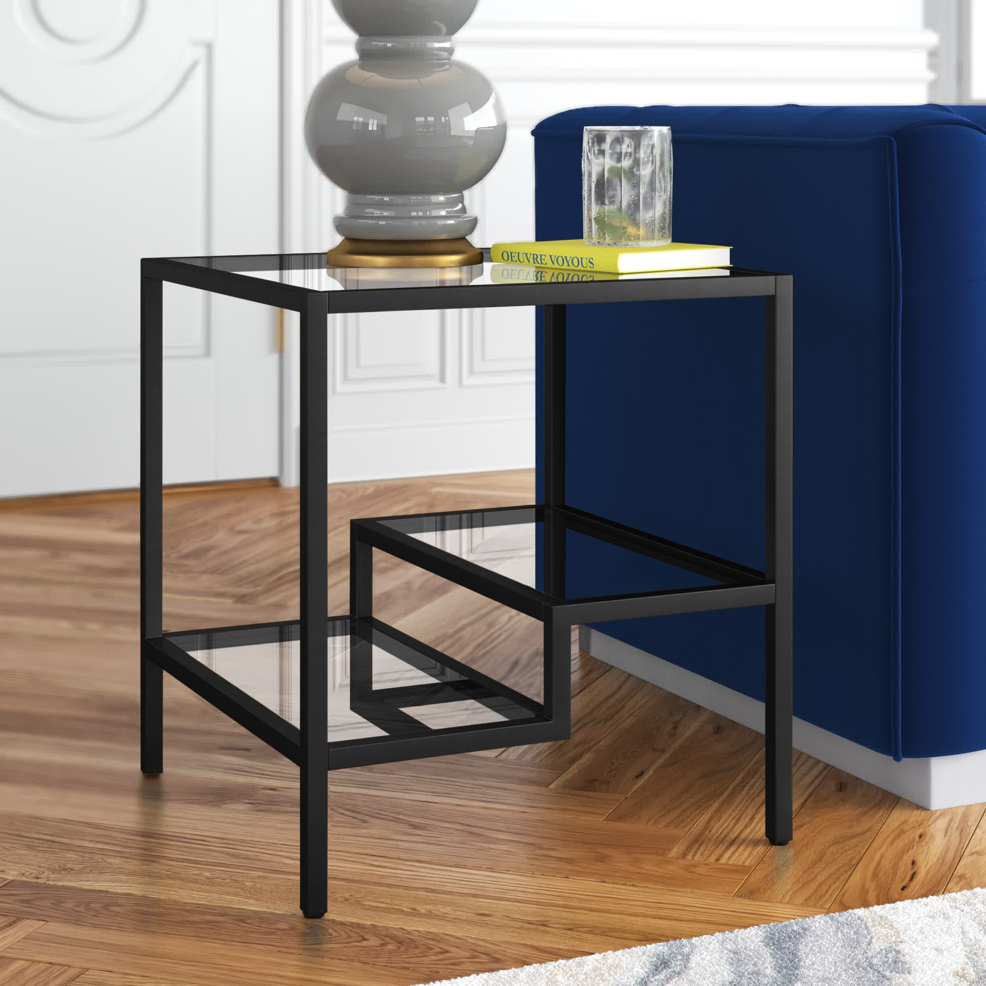 schedel houding Min Etta Avenue™ Darrion 22'' Tall Glass End Table & Reviews | Wayfair