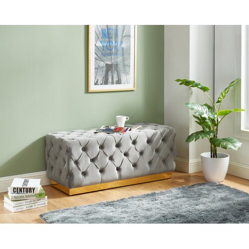 Everly Quinn Brandace Upholstered Bench | Wayfair