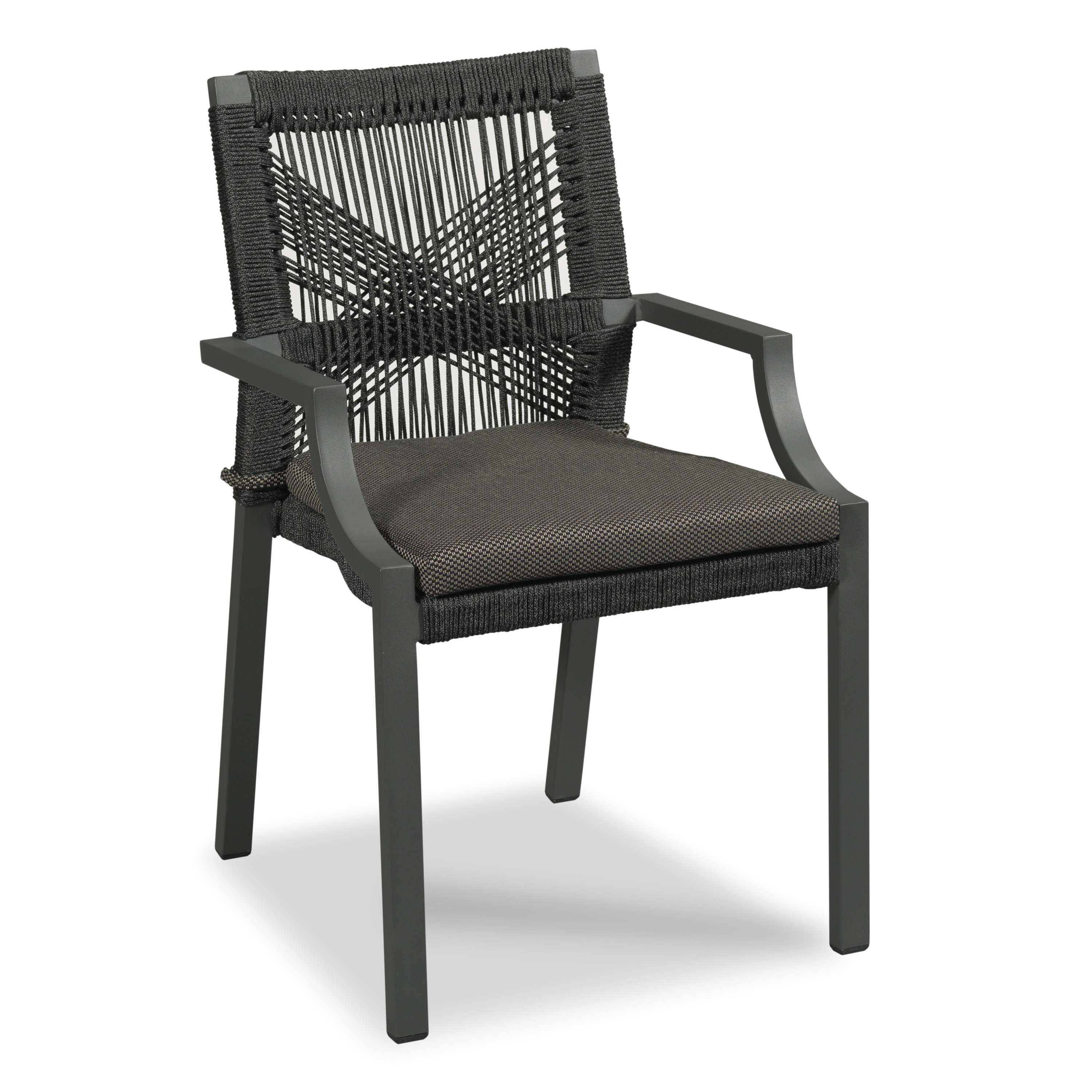 WoodbridgeFurniture Bellevue Stacking Patio Dining Armchair with