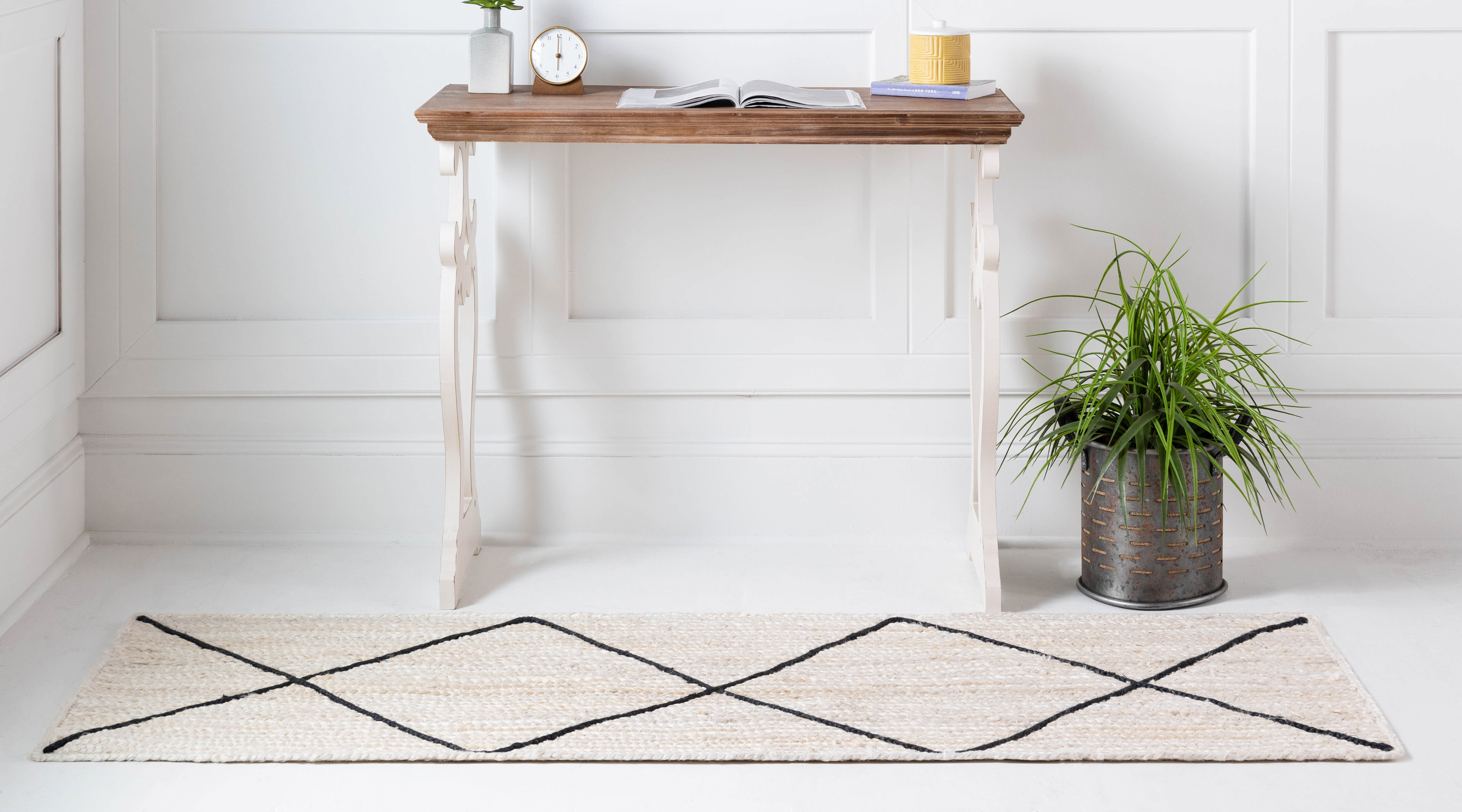 Union Rustic Lyndhurst Hand Braided Ivory Rug Wayfair