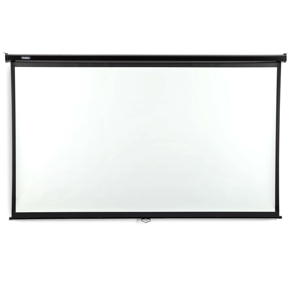 White Manual Projection Screen white
