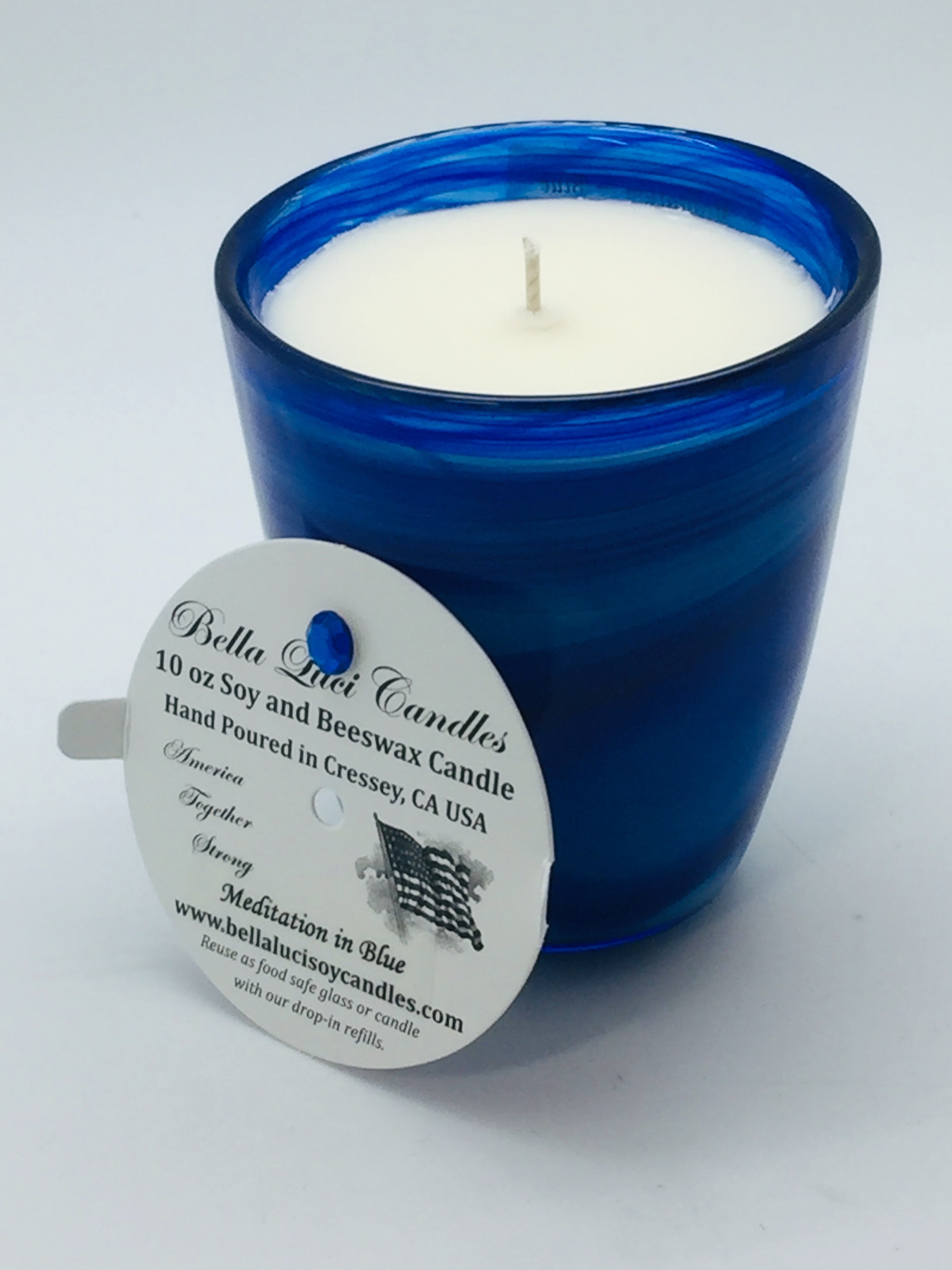 Bella Luci Candles, LLC Meditation in Blue Scented Jar Candle Wayfair